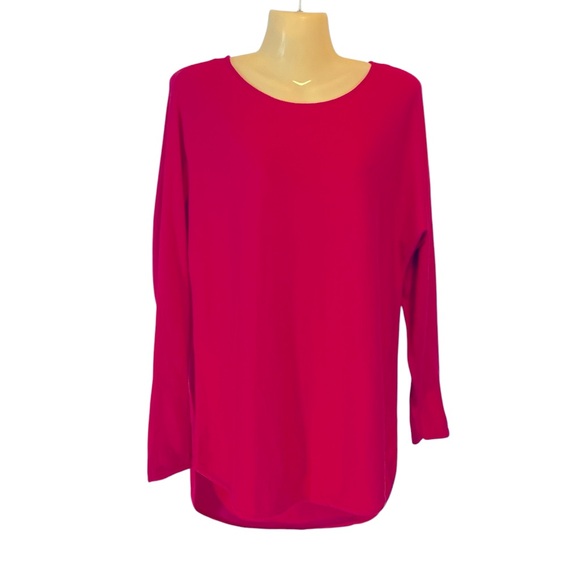 Michael Michael Kors Pullover Tunic Sweater Hot Pink Fuchsia Medium - Picture 1 of 8